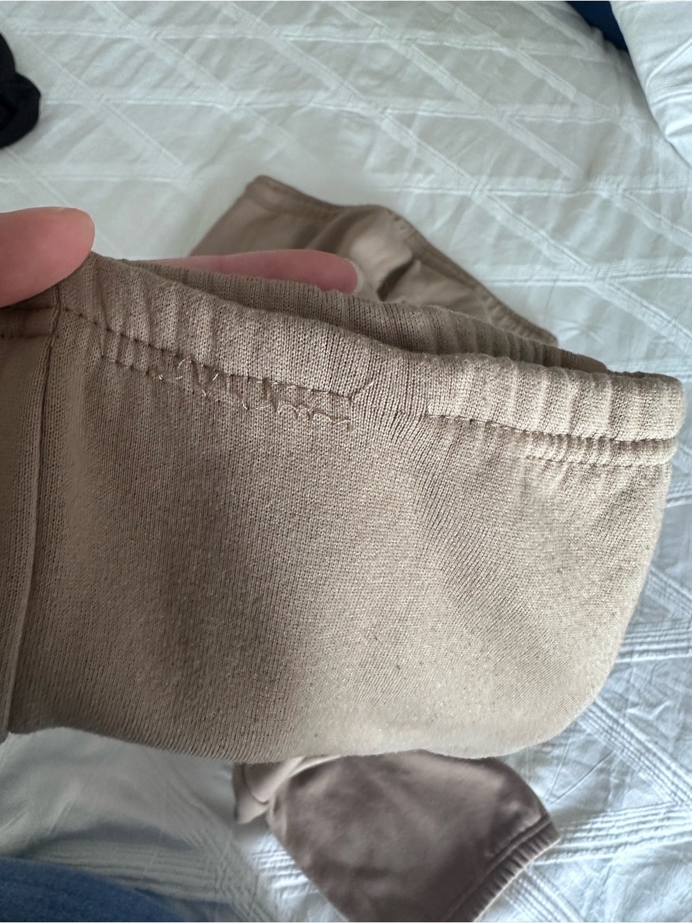 ESSENTIALS Women’s Tan Cargo Sweatpants - Picture 8 of 8